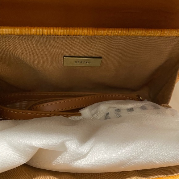 SERPUI NWT Justine interwoven mini bag - Picture 5 of 6